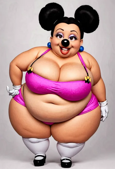 Fat obese sssbbw gluttony minnie mouse pixar animated 