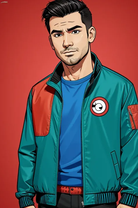 Create Cartoon Character Wearing Jacket 