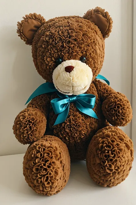 flower teddy bear 