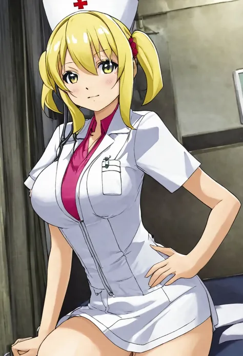 Shinobu in sexy nurse outfit 