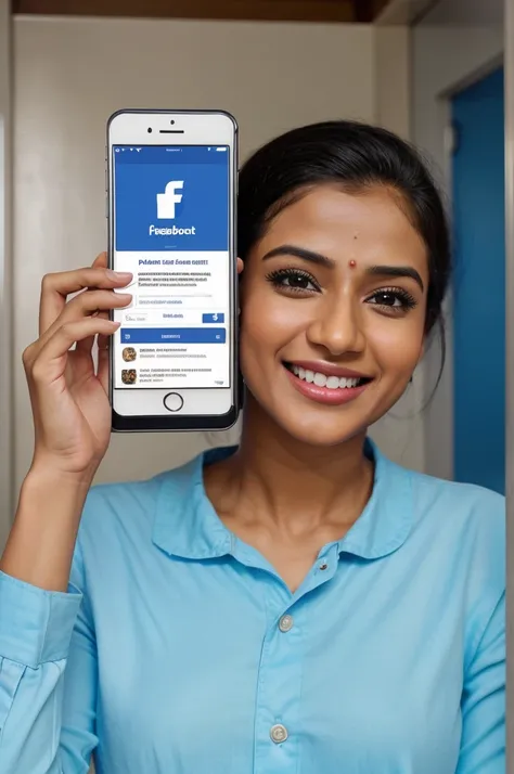 The image shows a thumbnail for a YouTube video that teaches how to create a Facebook page in just 2 minutes. The text in Hindi says, "Facebook Page बनाना सीखें सिर्फ 2 मिनट में," which translates to "Learn to create a Facebook page in just 2 minutes." The...