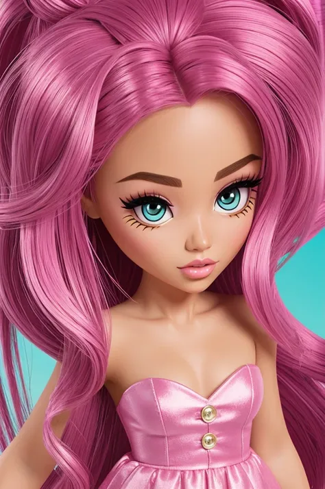 draw me a girl in Bratz style