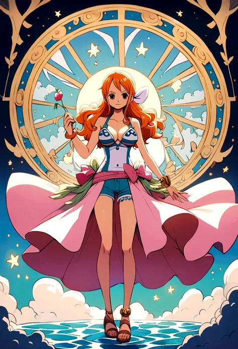 nami from one piece, full body