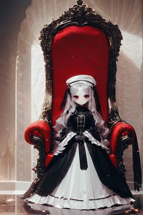 ((Лучшее качество)), ((шедевр)), (подробный), The throne is Gothic red