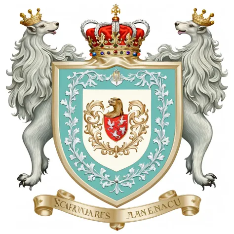  Moose coat of arms, Majestic and elegant, Rich configuration, pastel colour, No background, Best quality images.