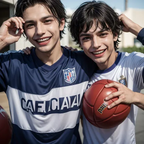 Joker laughing with the Ceará Sporting Clube football team shirt