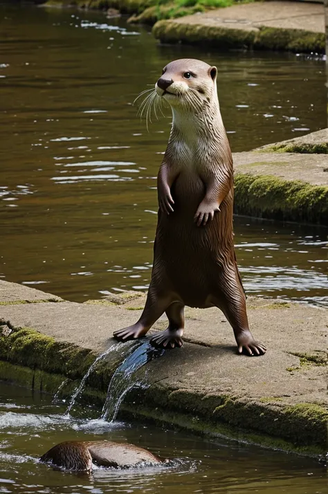 Make an otter combined with a deer 