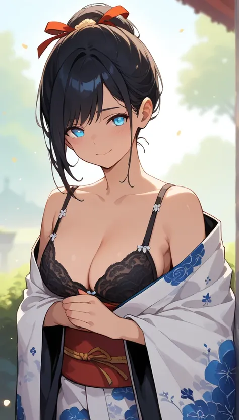 (score_9,score_8_up,score_7_up,score_6_up),masterpiece,best quality, source anime, rating_explicit, (((masterpiece))), (((best quality))), ((ultra-detailed)), ((illustration)), (1girl), (beautiful Japanese woman), (long black hair), (blue eyes), (simple ba...