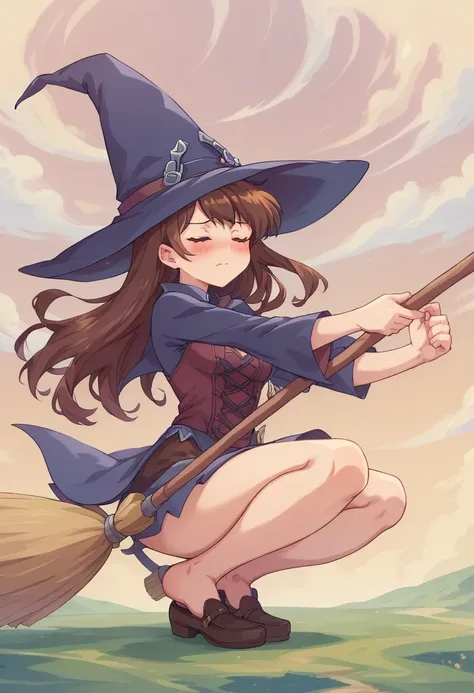 ((((空を飛ぶwitch))),((ride a broom)),(straddling a broom),fantasy,beautiful light and shadow,anatomically correct,masterpiece,highe...