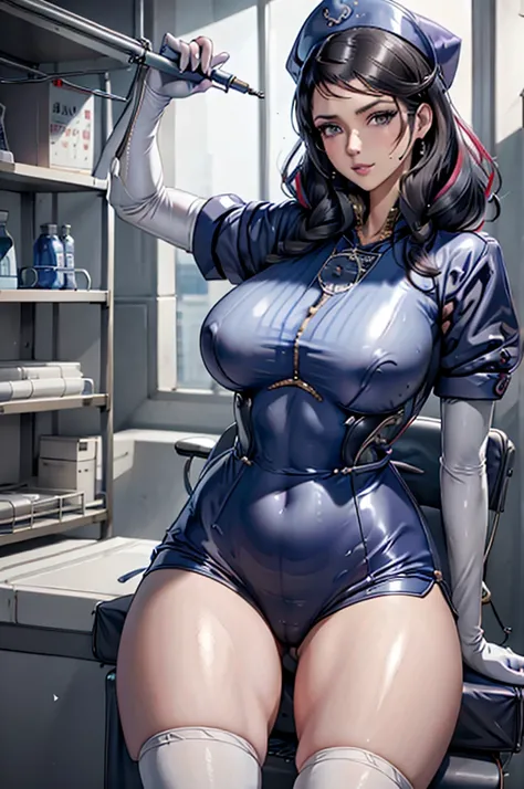 nurse uniform,hospital, latex nurse suit,nurses,busty,elbow gloves,labcoat,grey hair woman,red eyes , gigantic ,medical instruments,asian nurse,two nurses,speculum,examination room,oversize ,big ass ,strap on, lay on table ,legs spreaded,giving birth,gyno ...