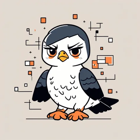 cute little falcon