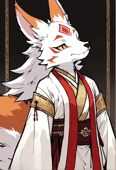 Furry Asian Dragon Kitsune