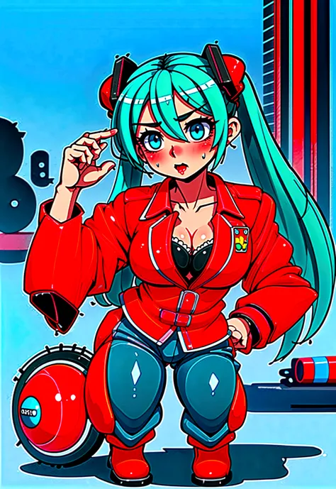 (score_9, score_8_up, score_7_up), lum, solo, long hair, bangs, blue hair, blue eyes, aqua hair, horns, eyeshadow, large breasts, looking at viewer, blush, (masterpiece), perfect sexy female body, (sexy and seductive pose:1.3), street, mountain, EPsoaSinon...