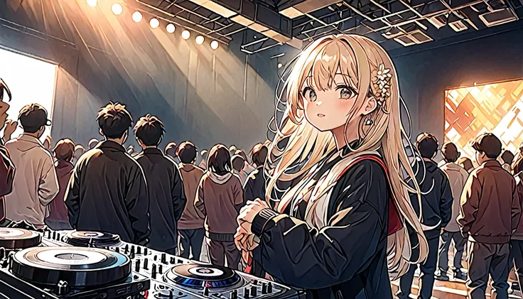 レコーディングスタジオでsound楽をミックスしている DJ のアニメ風画像, praise hip hop, Chill Hop, quiet, praise giRl, praise, quiet beauty, praise album aRt, sound, R&b, praise feel, praise aRt, Beasts, Gwaiz, praise giRl aesthetic, Lo-Fi, praise poRtRait, 1 Japan, Angle from the front