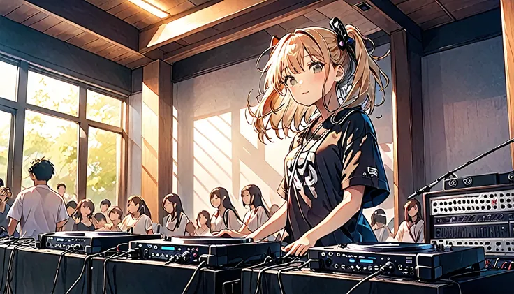 レコーディングスタジオでsound楽をミックスしている DJ のアニメ風画像, praise hip hop, Chill Hop, quiet, praise giRl, praise, quiet beauty, praise album aRt, sound, R&b, praise feel, praise aRt, Beasts, Gwaiz, praise giRl aesthetic, Lo-Fi, praise poRtRait, 1 Japan, Angle from the front