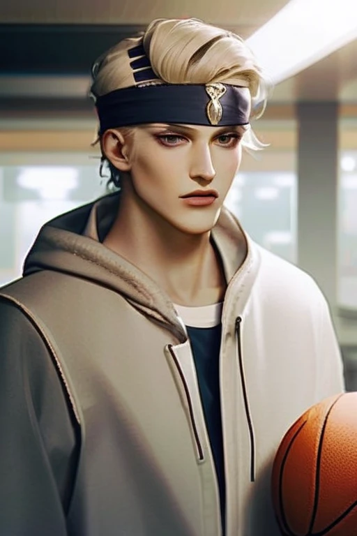 ((Лучшее качество)), ((шедевр)), (подробный), A basketball player with a headband