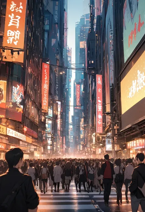 Crowds in Shinjuku