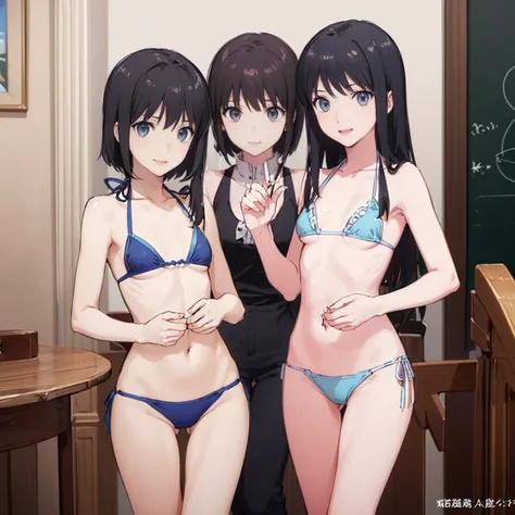 9(((High resolution))), (((Very detailedな))), (((Three Girls:1.3))),((７Head to Body:1.3))、 (((Midday Blue Background)))、(((Happy expression))), (((smile:1.5)))、(((Beautiful and detailed eyes:1.3))), (((Very detailed))), (((Details face:1.5))), break , ,sun...