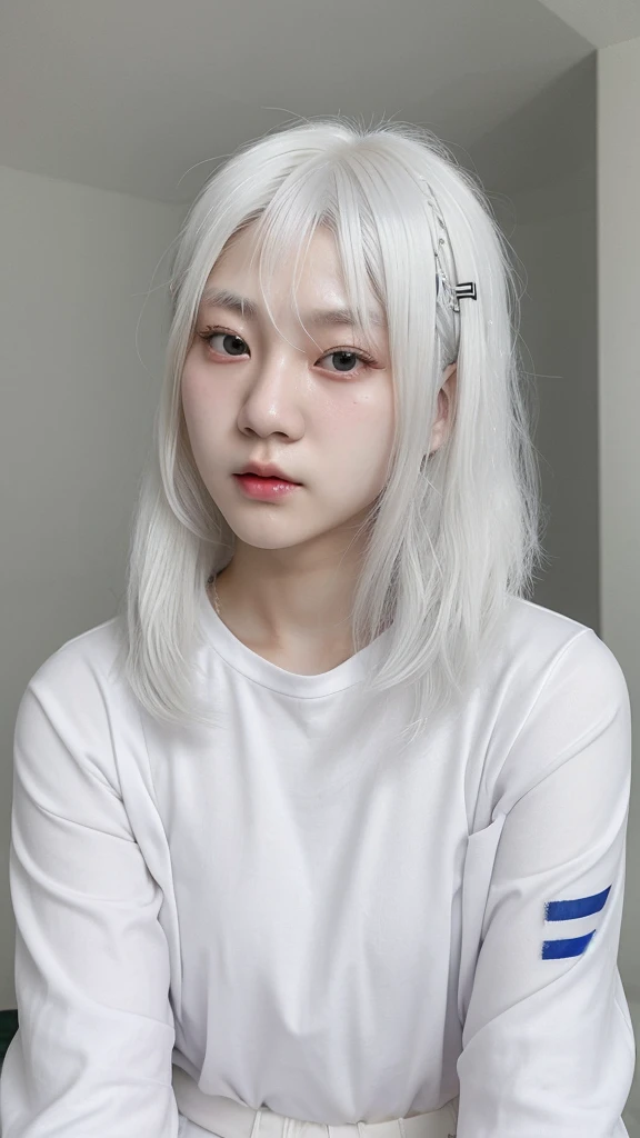 Korea
Teenager
Beautiful
White hair