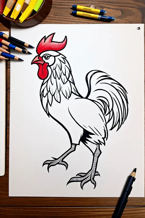 Drawing the letters of the name Sufyan in the shape of a rooster