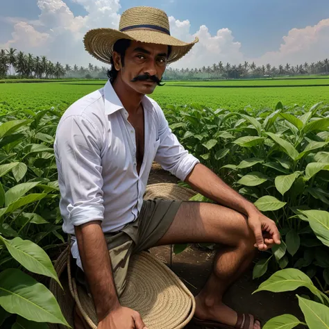 Dali as a farmer in Kerala 