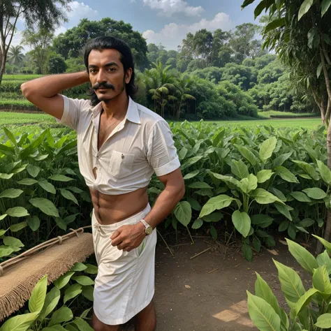 Dali as a farmer in Kerala 