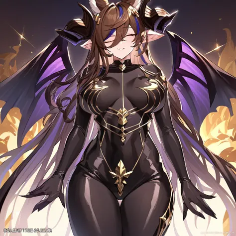 ((highest quality)), ((masterpiece)), (detailed), （perfect face）、the woman is a naked demon queen, devil queen galleon, wearing ...