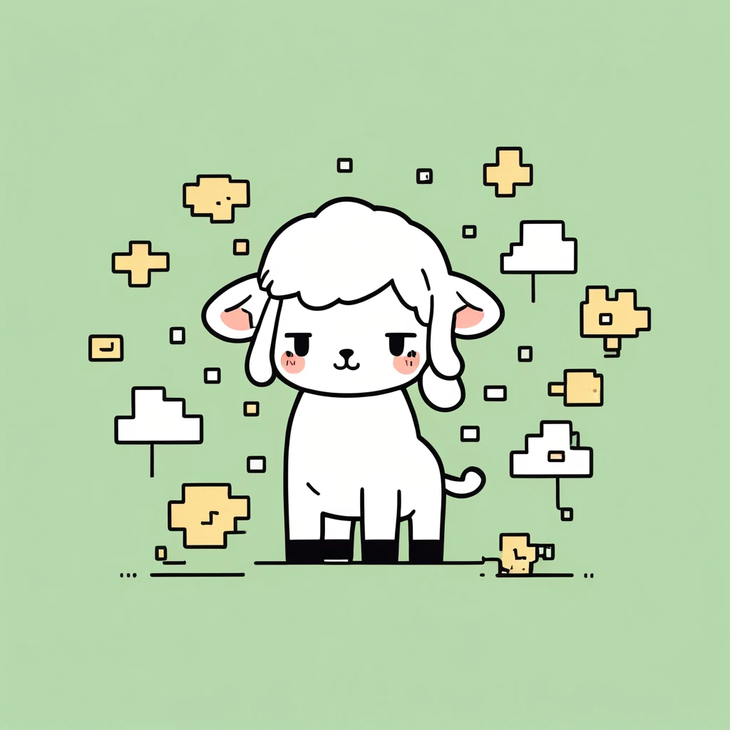 cute little sheep