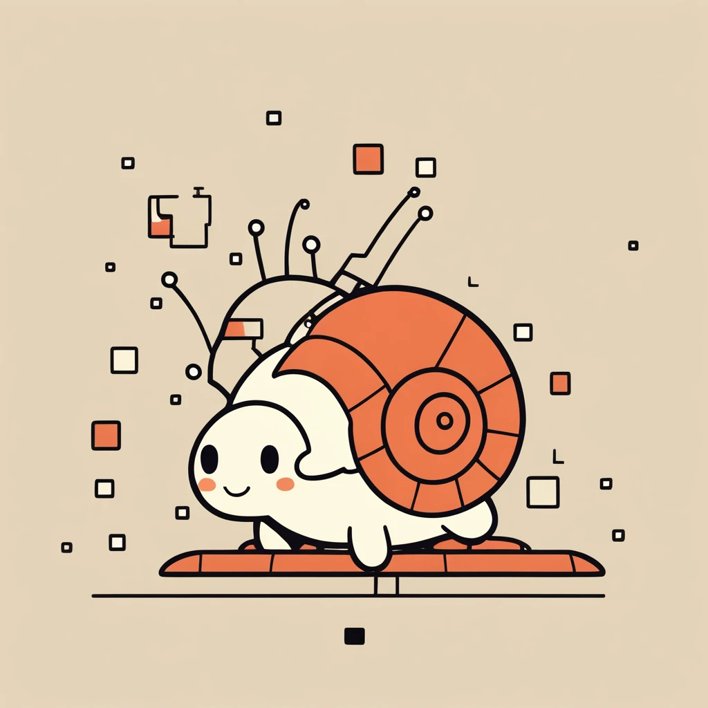 cute little snail