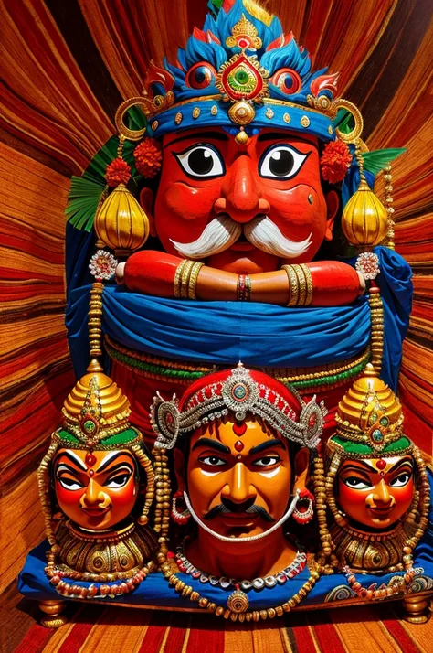 Draw a rath yatra image of Jagannath dev