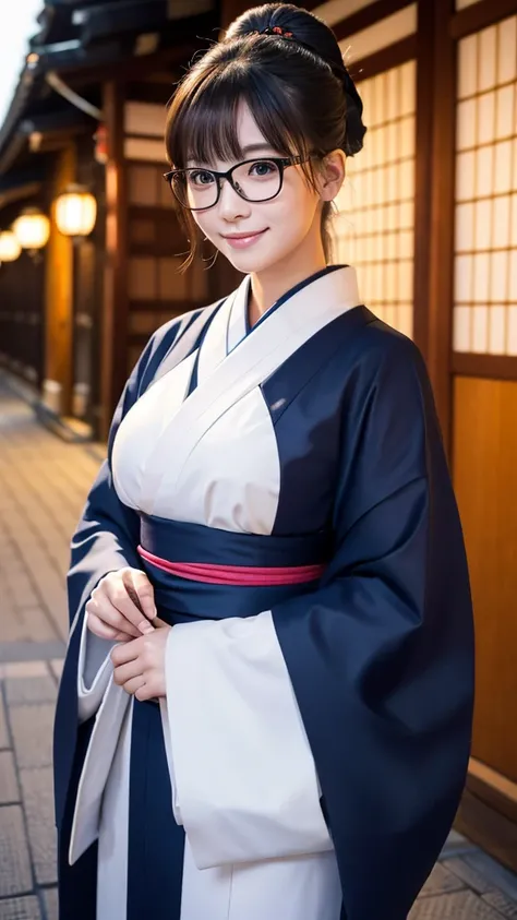 (Super beautiful woman in kimono)、((highest quality、8K masterpiece:1.3))、sharp focus:1.2、(super beautiful face:1.0)、(shiny skin:1.0)、realistic pictures、black hair、video lighting、High resolution eyes and face、video lighting、japanese actress、from the front、b...