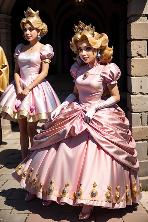 princess peach, princess peach dress,