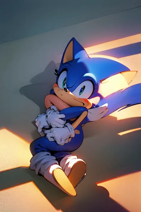 Sonic hugging Shadow