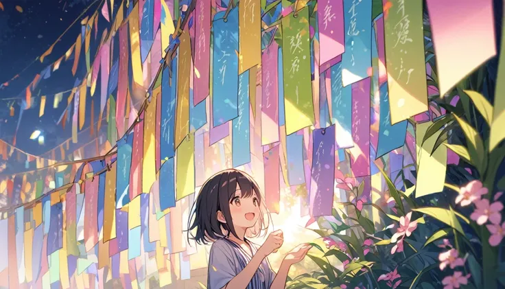 wish　prayer　howling　Tanabata