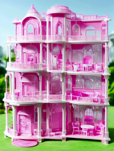 what would barbie&#39;s house look like in real life?, but to make it clear, where is which room