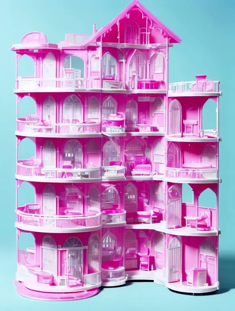 What would Barbie&#39;s house look like in real life?, but to make it clear, where is which room