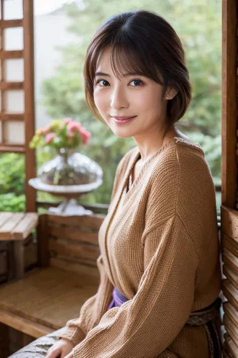 ((Highest quality)), ((masterpiece)), (detailed), Japanese,Beauty,Mature Woman,50th Generation