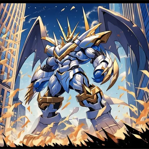 (solo. masterpiece. official art. 8k. best quality. detailed full body. full body.)
 
(situation 1 : dominating imperialdramon_p...