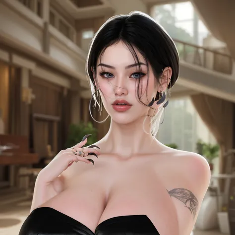 8k resolution, realistic, glossy skin, high quality, high display, shadows shading, smooth hair, waifu