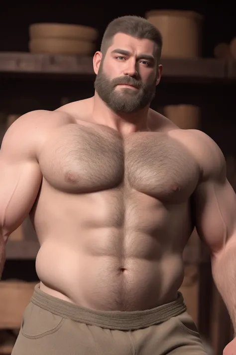 8K HIGH RESOLUTION HDR Very Extremely Realistic Very Detailed High Quality Create a professional studio-style 8K HDR Very Real photograph featuring a middle-aged daddy rugged bodybuilder muscle bears man , burly, very realy detailed hairy, 8K very realisti...