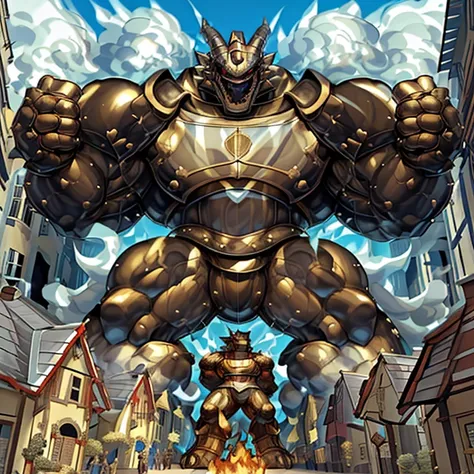 (Solo. masterpiece. official art. 8k. best quality. detailed full body. full body.)
(situation 1 : dominating exveemon. exveemon is over 1000 meters long. focus GIANT mechanical Muscular exveemon is trampling the city. Looking down. macro. stomp. Low-angle...