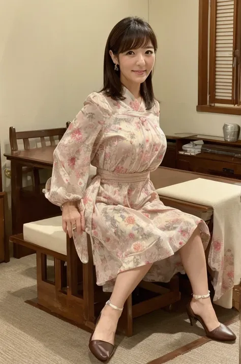 ((highest quality)), ((masterpiece)), (detailed), japanese,mature woman