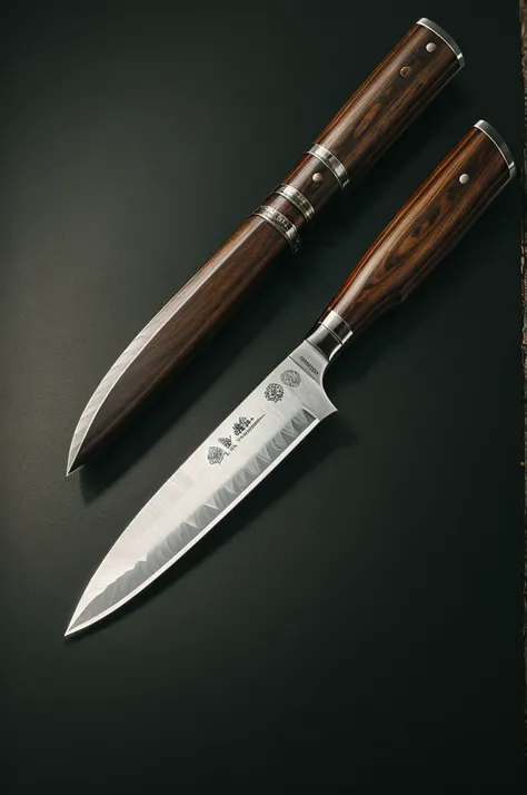 A wonderful knife image with classic background 