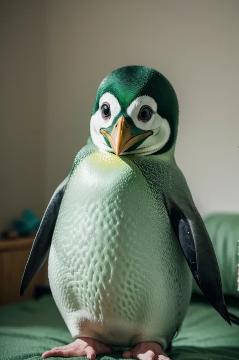 green penguin