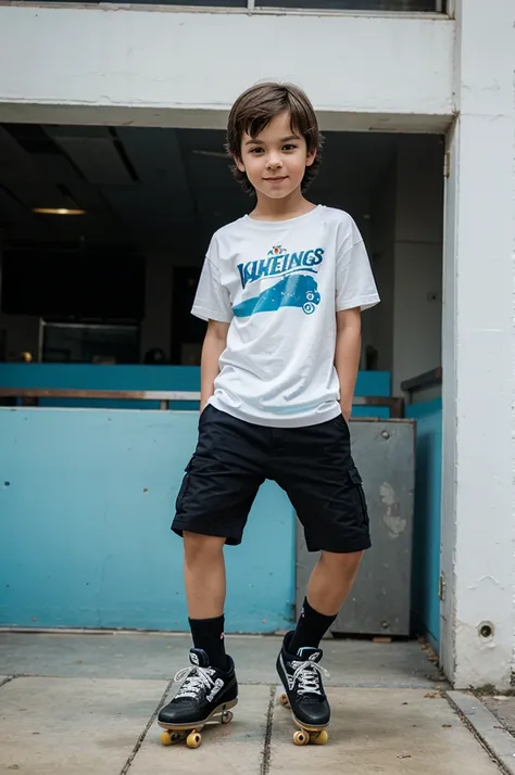 The boy who skates 