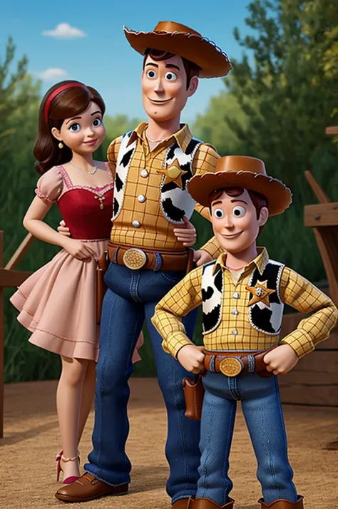 Woody from toy story And mirabel madrigal from encantó 