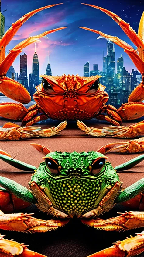 super giant crab,city of night,those who run away,