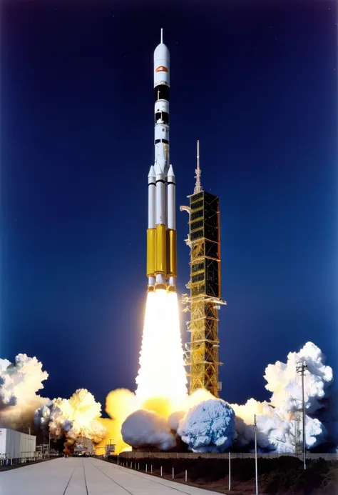 1984 - Japanese geostationary meteorological satellite「Himawari 3」Launch。