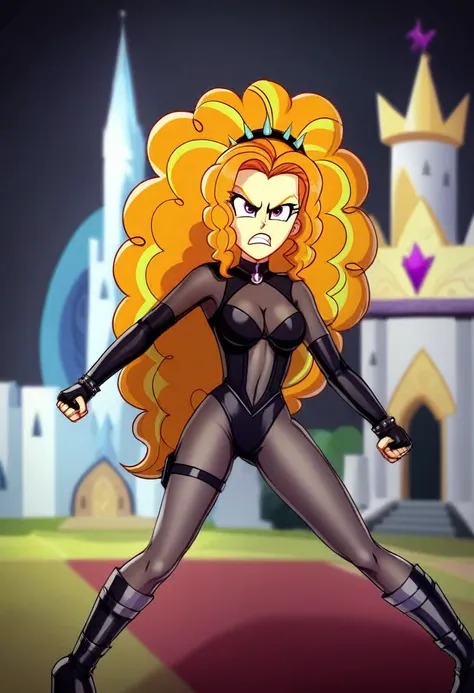 Eqg adagio angry bodystocking in the castle fight boy 