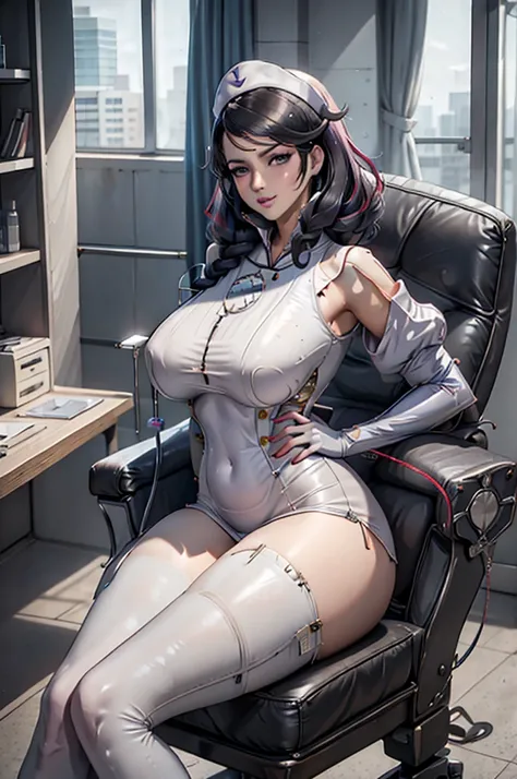 nurse uniform,hospital, latex nurse suit,nurses,busty,elbow gloves,labcoat,grey hair woman,red eyes , gigantic ,medical instruments,asian nurse,two nurses,speculum,examination room,oversize ,big ass ,strap on, lay on table ,legs spreaded,giving birth,gyno ...